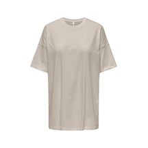 Only Onlmay Lıfe S/s Oversıze Top Jrs Kadın Bej Bluz - 15261790 Bej