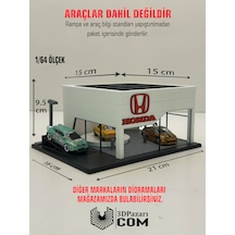 3d Baskı 1/64 Ölçekli Honda Showroom Tasarımlı Diorama Araç Sergileme Garajı