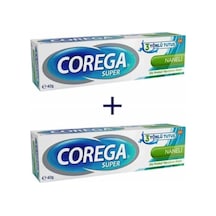 Corega Süper Protez Yapıştırıcı Krem Naneli 2 x 40 G