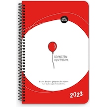 Hisli Şeyler 2023 13 X 19.5 Cm Haftalık Ajanda - Sevinçten Uçuyorum