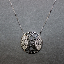 Osmanlı Motif Yuvarlak Kolye (407362647)