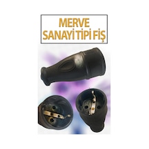 Sanayi Tip Toptaklı Kauçuk Dişi Fiş
