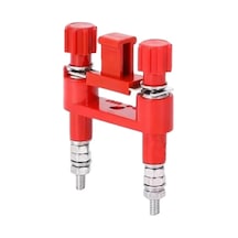 Jy1-2 Terminal 660v 24a 62x47x13mm - Kırmızı