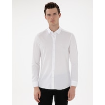 Pierre Cardin Erkek Beyaz Gömlek Desenli 50301749-vr013 Beyaz