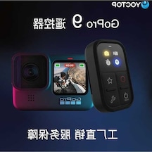 Pazly Gopro Hero 10/9/8/max Uyumlu Spor Kamera Kumandası - Led Ekranlı, 50m Mesafe, 420mah Batarya, Şarj Kablosu Ve Bileklik Kayışı Siyah Siyah