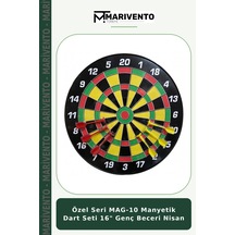 Özel Seri Mag-10 Manyetik Dart Seti 16" Genç Beceri Nisan