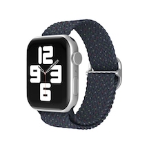 Newface - 545 - Apple Watch Uyumlu 42mm Star Kordon - - Aconcept - Benekli Lacivert