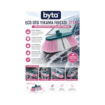 Eco 17 Cm Oto Yıkama Fırçası Yumuşak Kıllı Çizmez Araç, Kaporta, Cam Ve Jant Temizlik Fırçası Sapsız 1 Adet Karışık Renklerde Gönderilir