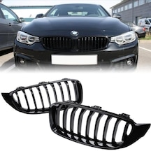 Bmw F30 F36 2013-2016 M Paket Ön Panjur Seti Parlak Siyah 51712336813-14