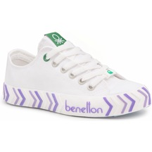 United Colors Of Benetton Bnt 22y 30624 Beyaz Bayan Ayakkabı Bayan Spor