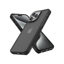 Apple Uyumlu iPhone 13 Pro Max Uyumlu Kılıf Elegant Kapak - Siyah
