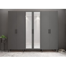Açelya Portmanto Vestiyer Füme 208 cmM6
