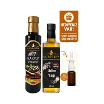 Özel Üretim Udim Yağı 100 ML + Özel Üretim Keçiboynuzu Pekmezi 340 G
