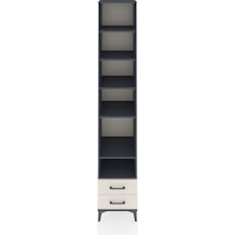 Hyperion Dolap 6 Raflı 2 Çekmeceli 44x44x243 Antrasit-aytaşı Antrasit