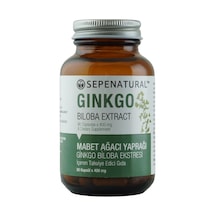 Sepe Natural Ginkgo Biloba Mabet Ağacı Eki Full Potency 90 Kapsül x 400 MG