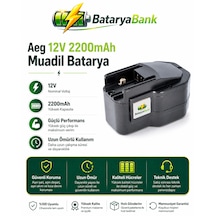 Bataryabank Aeg 12v 2200mah Muadil Matkap Bataryası