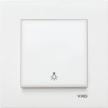 Viko Karre Light Anahtar Beyaz
