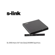 S-Link Sl-S105 Harici Usb Sata Dvdrw Siyah Kutu