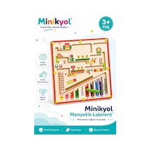 Manyetik Labirent Manyetik Kalemli Ahşap Eğitici Oyuncak Dikkat Geliştirici Montessori Aktivite