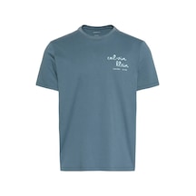 Calvin Klein Ss 30s Eu Ck Trvl Lı, Ceg Mavi Erkek T-shirt