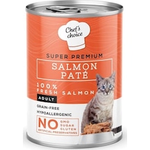 Chef's Choice Tahılsız Somonlu Ezme Kedi Konservesi 400 G