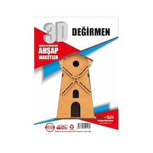Alsa 3d Ahşap Yap Boya Değirmen, 44567812373