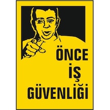 5 Adet Önce Iş Güvenliği Levhası