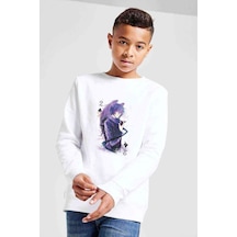 Tshirthane Anime Tokyo Ghoul Anteiku Baskılı Unisex Çocuk Beyaz Sweatshirt (534763103) Beyaz