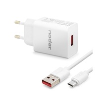 Nodar Micro Usb Hızlı Şarj Seti 12w 2.4a Usb Adaptörlü - Beyaz Nd1004
