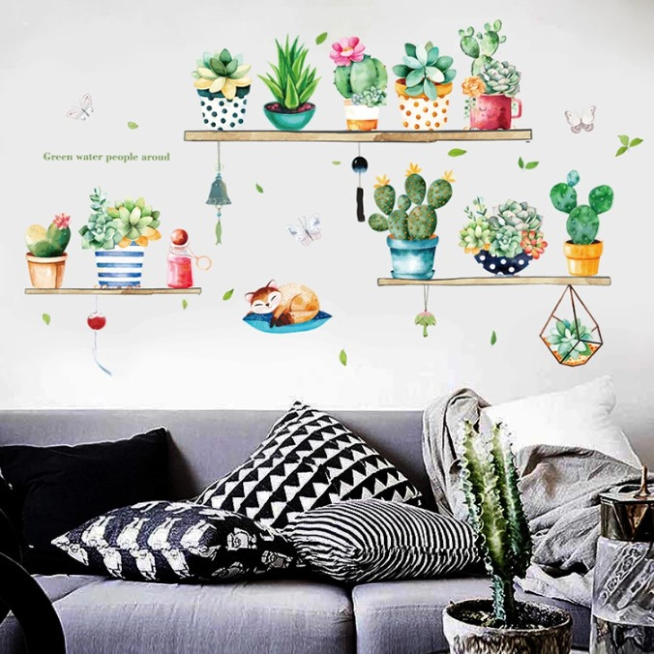 Raf Tasarımlı Karışık Dizaynlı Yapışkanlı Sticker Seti 4915 Diğer