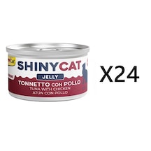 Gimcat Shinycat Tavuklu ve Ton Balıklı Konserve Kedi Maması 24 x 70 G