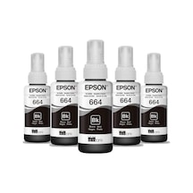Epson 664 EcoTank L110 Beşli Siyah Şişe Mürekkep