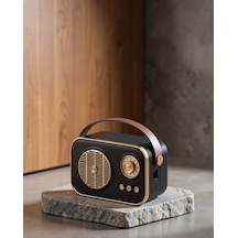 Retro Radyo Bluetooth + Fm Nostaljik Hoparlör Uczzzm4speaker-1