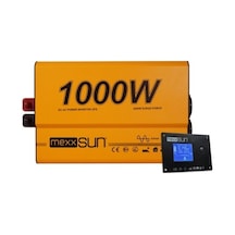 Mexxsun 12v Volt - 1000w Watt Ats Ups Şarjlı Tam Sınüs Inverter Ekranlı