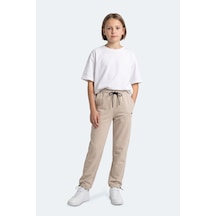 Slazenger Punto Unisex Çocuk Bej Eşofman Altı