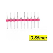 Pcb Mikro Karbür Cnc Matkap Ucu 10lu Set 0,85mm Tungsten 18 Shank