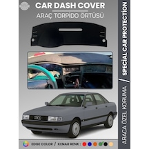 Audi 80 1986-1996 Torpido Örtüsü Ön Göğüs Koruma Torpido Koruma Araca Özel Kaymaz Kolay Montaj Gri
