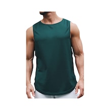 Bluu - Bs Tank Top Kolsuz Sporcu Tshirt