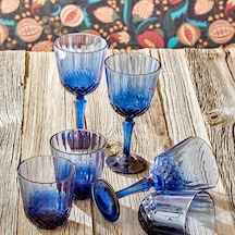 Bella Maison Colore Kesme Kadeh 6'lı Mavi 310 CC Mavi