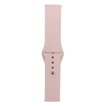 Zore Galaxy Uyumlu Watch Active 2 44mm Band Serisi 20mm Klasik Kordon Silikon Strap Kayış-sand Powde