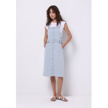Colin's Colins Regular Fit Düz Kadın Mavi Kolsuz Elbise Cl1074962 Q1.v1 Dn06591 Denim