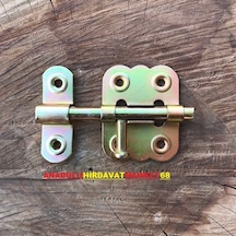Beşel Mini Sürgü Ahşap Metal Kapi Sürgüsü Sürgü 8Cm 4 Adet