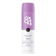 8x4 No.4 Vibrant Flower Kadin Sprey Deodorant 150ml 1 Paket 1 X 125 G