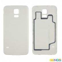 Samsung Galaxy G900 S5 Uyumlu Batarya Kapağı Beyaz Sn807634