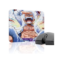 One Piece Kaymaz Dikişli Kauçuk Oyuncu Mousepad V1 - 22x18 Gaming Mouse Pad Fare Altlığı