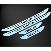 Dacia Lodgy Özel Kapı Eşik Yazısı Krom