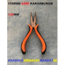 Fixman Mini Pense Elektronikçi Yaylı Mini Eğri Kargaburnu 130Mm