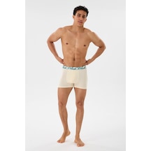 Mutig Tencel Modal Erkek Boxer Krem