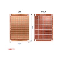 5x7cm Pertinaks Pcb