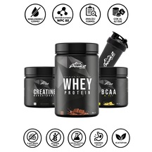 Fitness Paketi: Whey Protein 500 Gr Çikolata + Kreatin Monohidrat 300 Gr Aromasız + Bcaa 4:1:1 300 Gr Limon + Shaker